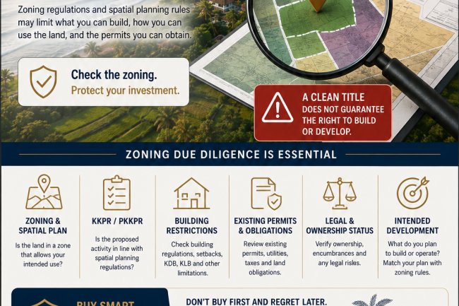 Clean Title, Wrong Zoning: The Hidden Risk of Buying Land in Bali
