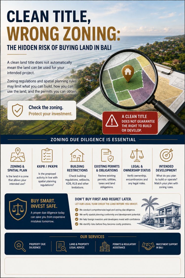 Clean Title, Wrong Zoning: The Hidden Risk of Buying Land in Bali
